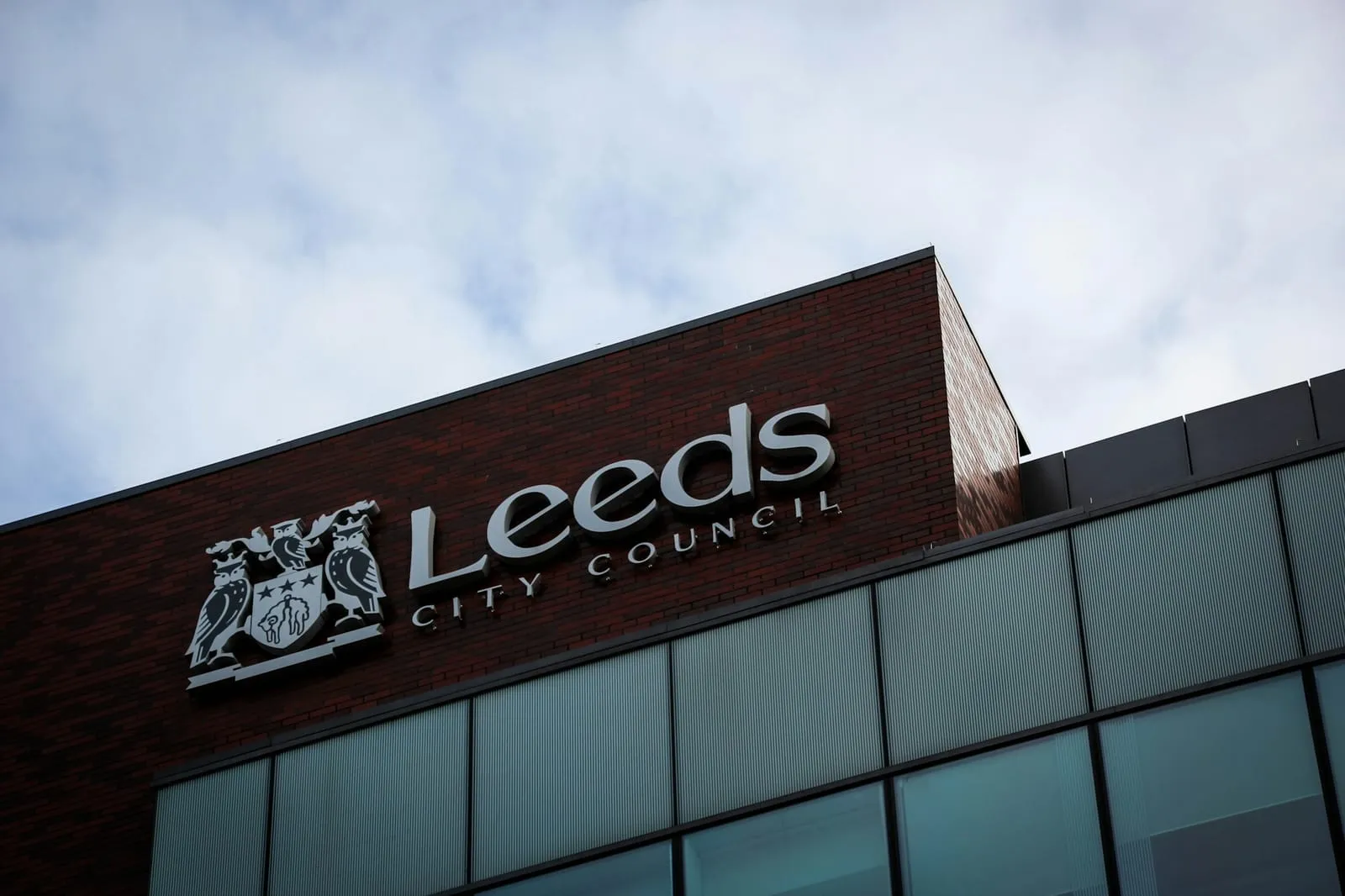 The sign on the side of Leeds City Council’s offices